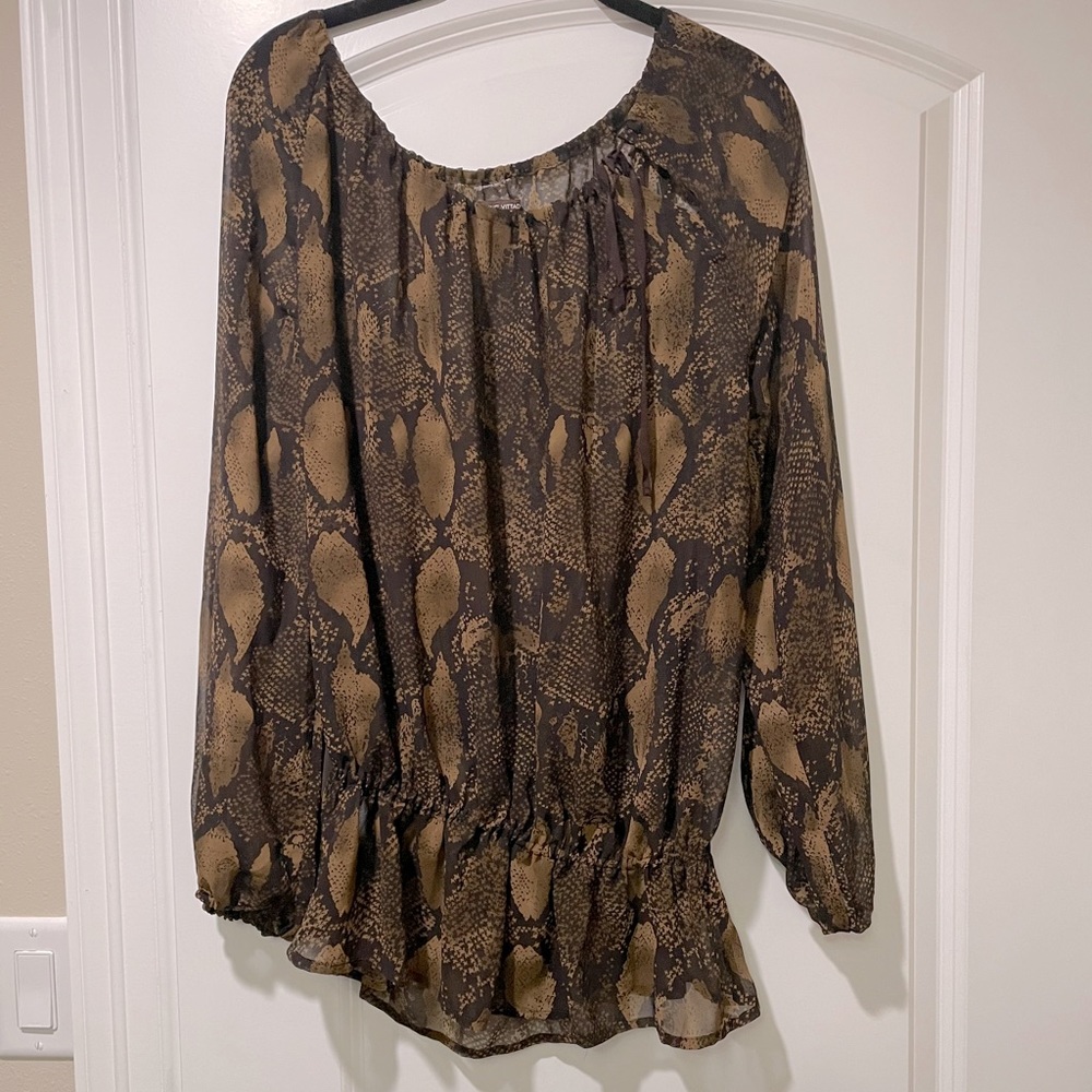 Adrienne Vittadini Chiffon shirt - Size 10